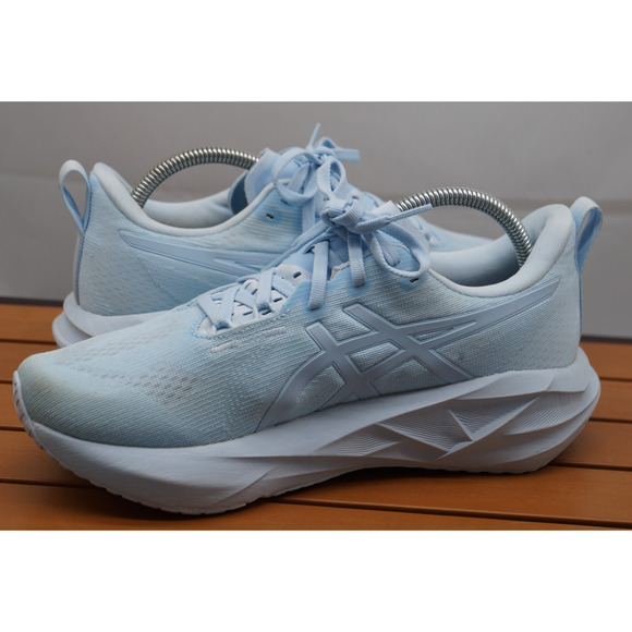 ASICS NOVABLAST 5 LITE-SHOW 1012B818 400 Lite Show Light Blue Running Size 9 - Picture 7 of 10